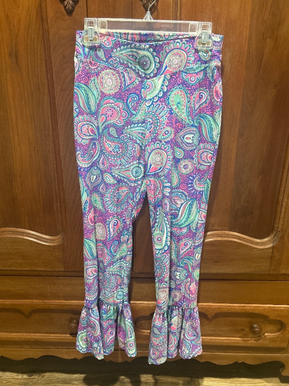 Simply Southern paisley flare leg stretchy pants